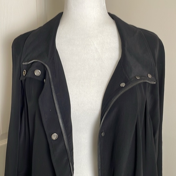 Eileen Fisher Silk Bomber Jacket - Picture 7 of 10